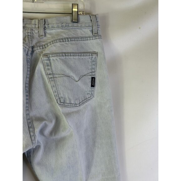 Vintage 90s GUESS High Rise Button Fly Tapered Faded Jeans USA - Picture 8 of 11